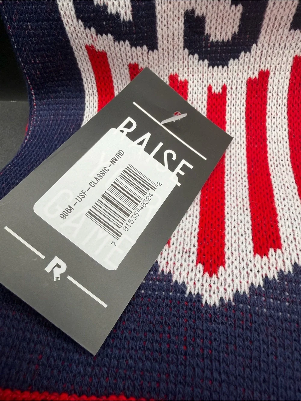 Ruffneck USA Knit Scarf - Red/Navy/White- Insider, NWT